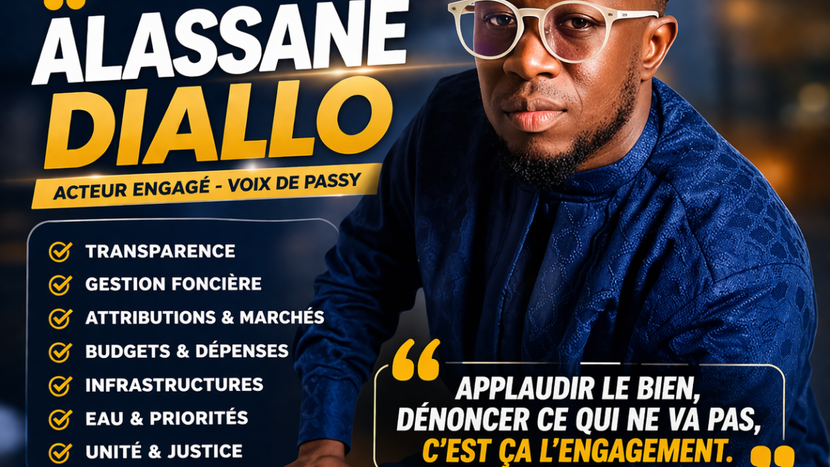📰 Passy : face aux IDOLES, Alassane Diallo dénonce une « gestion opaque » et des pratiques contestées
